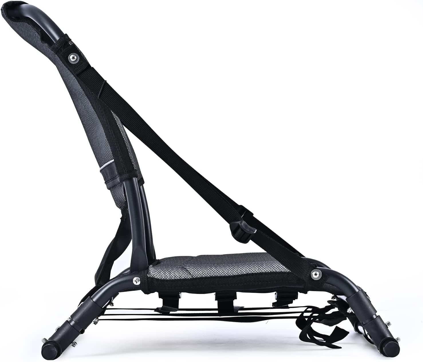 Kayak Seats with Back Support, Aluminum Alloy Folding Kayak Seat, Breathable Textile Mesh Fabric Material, Adjustable Universal Paddle Board Seat for Fishing, Inflatable Kayaks, Sup, Canoe