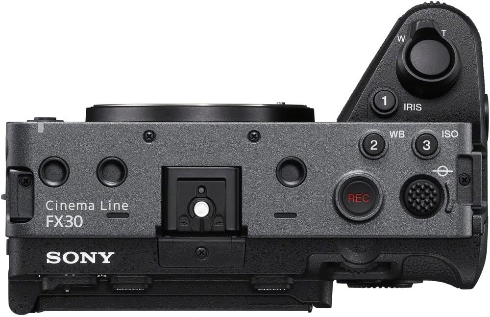 Sony FX30 Digital Cinema Camera (ILME-FX30B) + 64GB SF-G Tough Card + Bag + NP-FZ100 Compatible Battery + Charger + Photo Software + Flex Tripod + Hand Strap + Memory Wallet + More (Renewed)