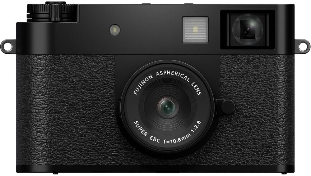 FUJIFILM X Half Digital Camera Bundle, Includes: SanDisk 64GB Extreme PRO SDXC Memory Card, Spare Battery and More (6 Items) (Black)