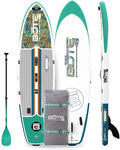 BOTE 10' FT 6' Breeze Aero Inflatable Stand Up Paddle Board, MAGNEPod Compatible Blow Up iSUP Great for Adults Kids Family Travel Friendly Multiple Sizes Color Options