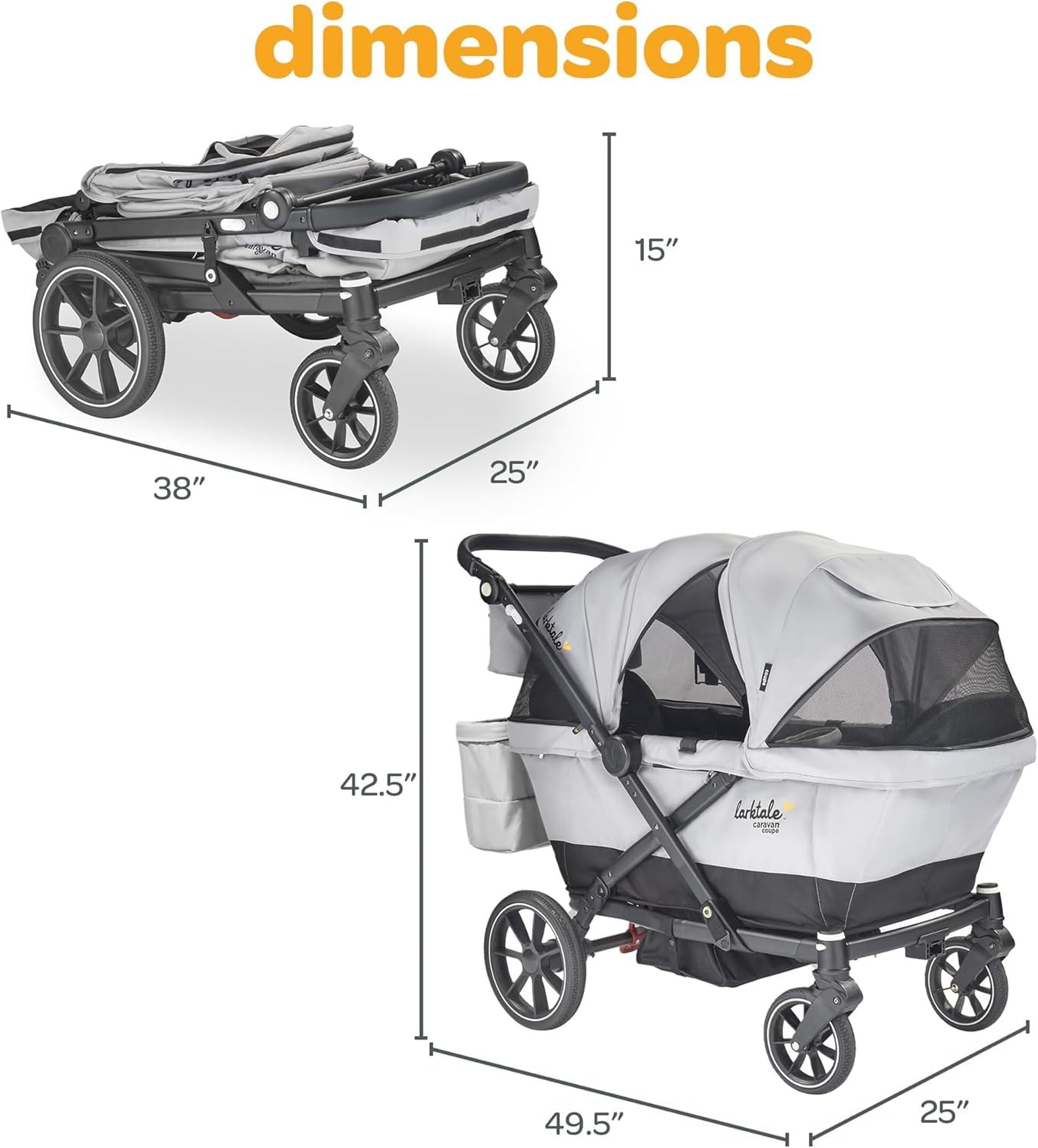 Larktale Coupe V2 Wagon Stroller