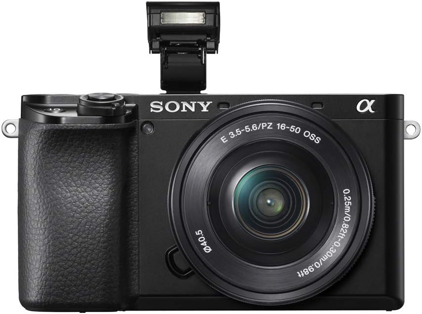 Sony a6100 Mirrorless Camera 4K APS-C ILCE-6100YB with 2 Lens Kit 16-50mm + 55-210mm Bundle with 2X Battery + Deco Gear Travel Bag Case + 64GB Memory Card + Photo Video Software + Accessories