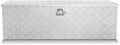 DNA MOTORING Truck Tool Box Lockable Storage Box, Truck Bed Tool Box Truck Bed Organizer Aluminum Truck Tool Boxes for Bed of Truck, w/Lock & Keys, 47'L X 15' D X 15' H Silver, TBOX-T5-001-ALU