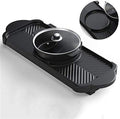 Indoor Korean Barbecue Grill Barbecue Hot Pot, Detachable Non-Stick Electric Baking Pan, Electric Oven, Induction Cooker, Rice Cooker Electric Barbecue,Portable Nonstick Griddle