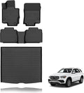All Weather Car Floor Mats & Cargo Liner Set Fit for GLE 2020 2021 2022 2023 2024 2025 2026 Floor Liners Trunk Liner GLE Cargo Mat Accessories Black