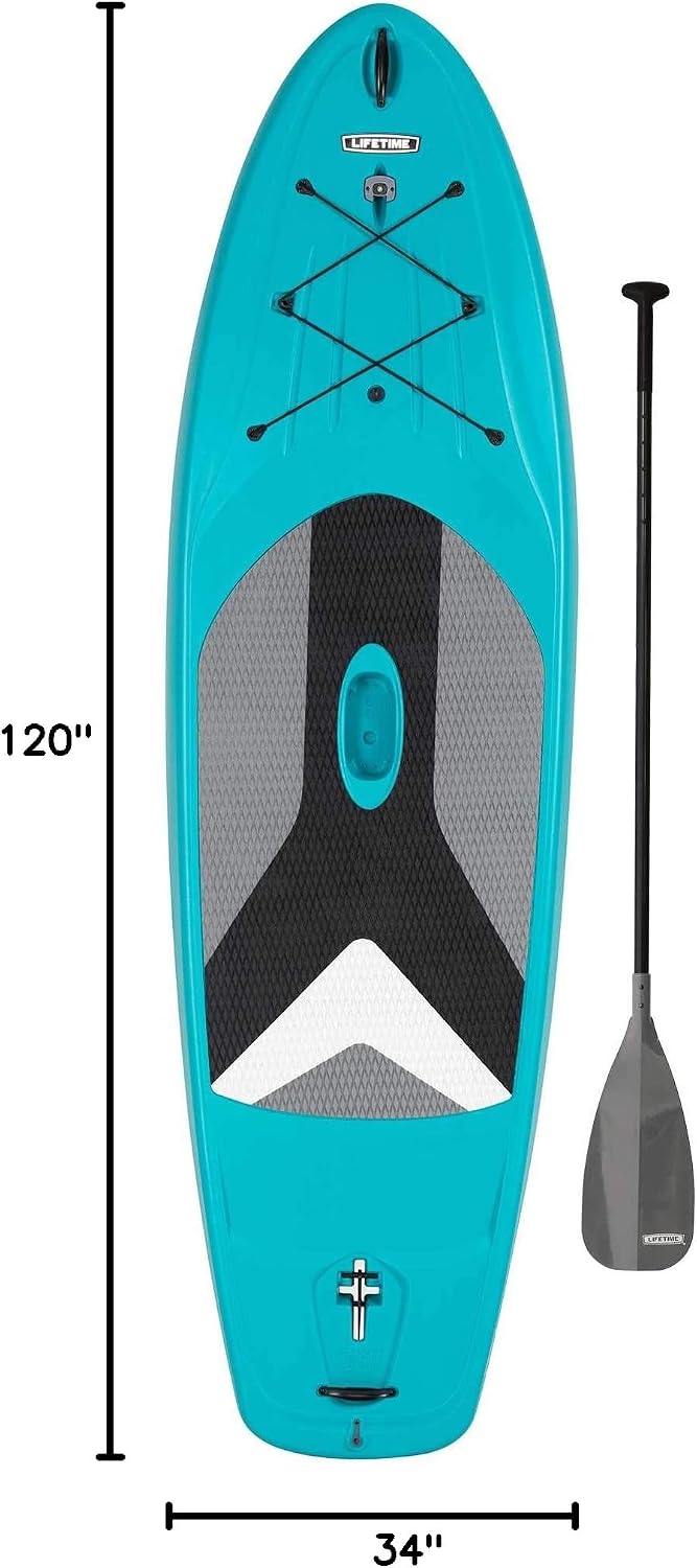 Lifetime Horizon 100 Hardshell Stand-Up Paddleboard (Paddle Included), Teal