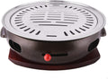 BBQ Barbeque Barbecue Grill, BBQ, Large Cast Iron Barbecue Meat Stove, Korean Household Charcoal Grill, Maifan Stone Baking Pan, Indoor Outdoor (Color : A)
