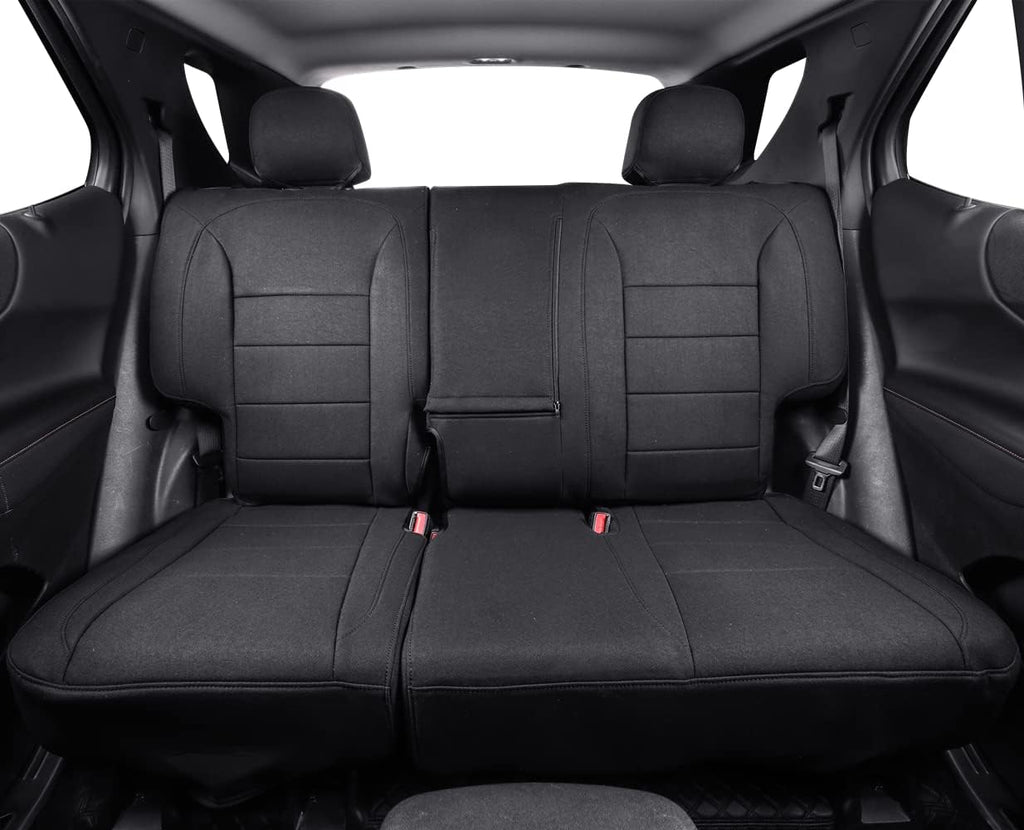coverdream Equinox Seat Covers Custom Fit for 2025 2026 Chevrolet Equinox LT,RS,Activ (Not for EV),Full Coverage,Airbag Compatible Polyester Car Seat Protector(Full Set,Black)