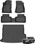ANBINGO® Floor Mats & Cargo Liner for 2025 2026 Subaru Forester Hybrid, Premium/Sport/Limited/Touring (Not Fit Fuel), TPE All Weather Rubber Mats Custom for Forester Hybrid Accessories - Black