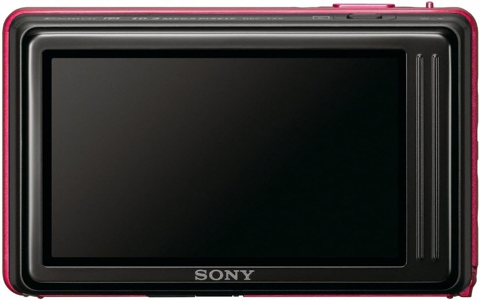 Sony Cyber-shot DSC-TX5 10.2MP CMOS Digital Camera with 4x Wide Angle Zoom with SteadyShot Image Stabilization and 3.0 Inch Touch Screen LCD (Red)