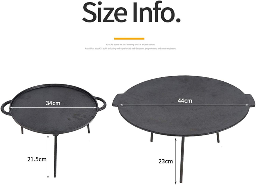 Outdoor Large Barbecue Tray Charcoal Korean BBQ Grill Outdoor Portable BBQ Grill Wrought Iron Oven with Air Blower And Carry Bag M (L)