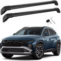 Lockable Roof Rack Cross Bars Compatible with Hyundai Tucson 2022 2023 2024 2025 SEL SEL Premium Limited（with roof Rails） Luggage Cargo Carrier Anti-Theft Metal Roof Rack Cross Rails 240lbs