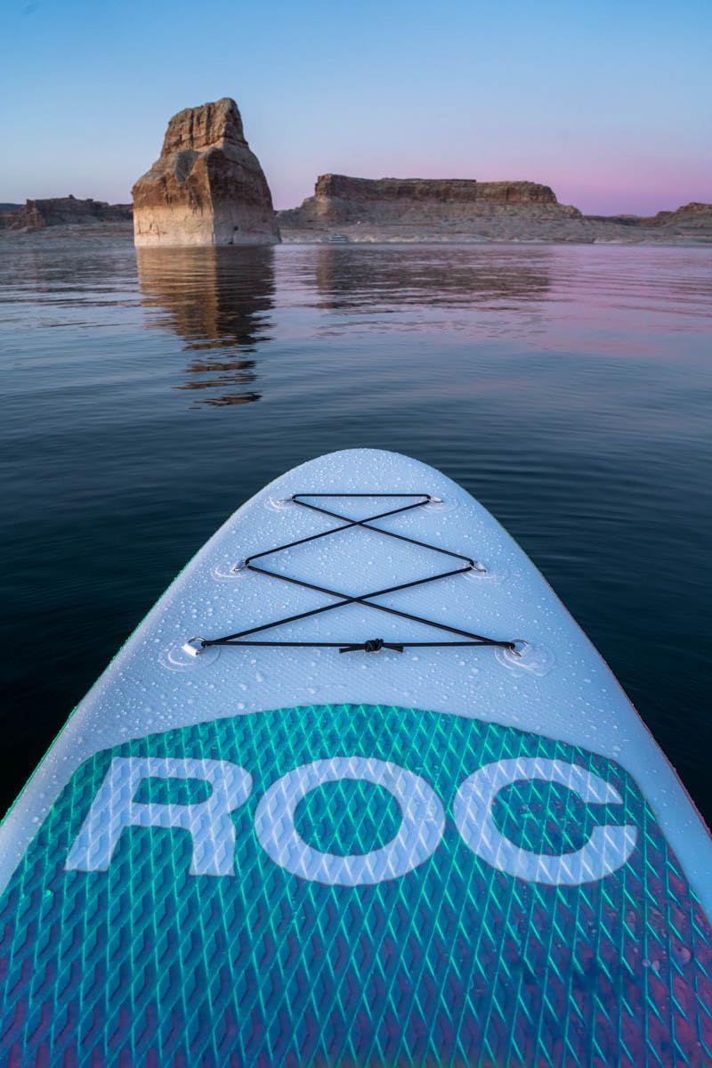 Roc Inflatable Stand Up Paddle Board with Premium SUP Paddle Board Accessories, Wide Stable Design, Non-Slip Comfort Deck for Youth & Adults