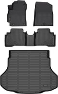 GINOWY- Floor Mats & Cargo Liner for 2021-2026 Hyundai Elantra Hybrid丨TPE All Weathe Car Mats for Elantra Hybrid, Elantra Hybrid Car Accessories Mats
