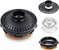 BBQ Barbeque Barbecue Grill,Smoke-Free Charcoal Grill,Cast Iron Oven,Korean Household,Split Type Easy to Clean,Indoor Outdoor,3 Styles (Color : C)