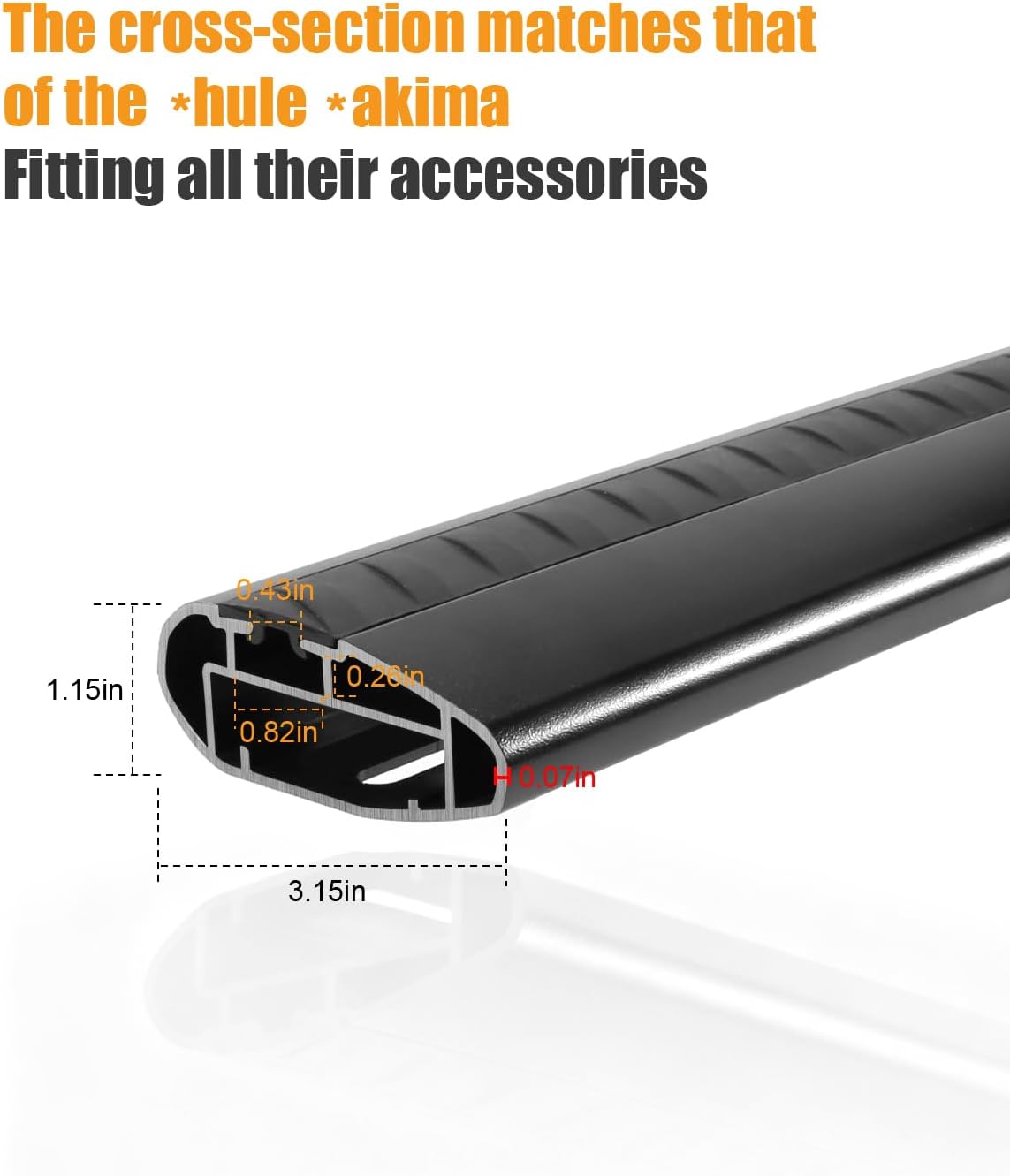 KINGGERI 330lb Lockable Roof Rack Cross Bars Compatible with Kia Telluride 2019-2026 EX S SX SX-Prestige, Heavy Duty Rooftop Aluminum Roof Rails Crossbars Cargo (Not for LX, X-Line or X-Pro)