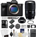 Sony Alpha a7R V Mirrorless Digital Camera Bundle with Tamron 28-75mm f/2.8 Di III VXD G2 Lens + Extra Sony NP-FZ100 Battery +128GB Memory Card + Screen Protectors + Cleaning Kit + Microfiber Cloth