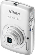 Nikon COOLPIX S01 10.1 MP Digital Camera with 3x Zoom NIKKOR Glass Lens (White) (Old Model)