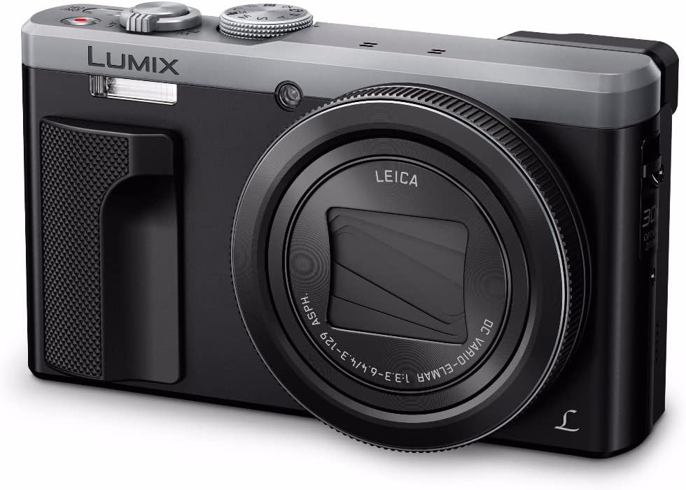 PANASONIC LUMIX 4K Point and Shoot Camera, 30X LEICA DC Vario-ELMAR Lens F3.3-6.4, 18 Megapixels, High Sensitivity Sensor, DMC-ZS60S (SILVER)