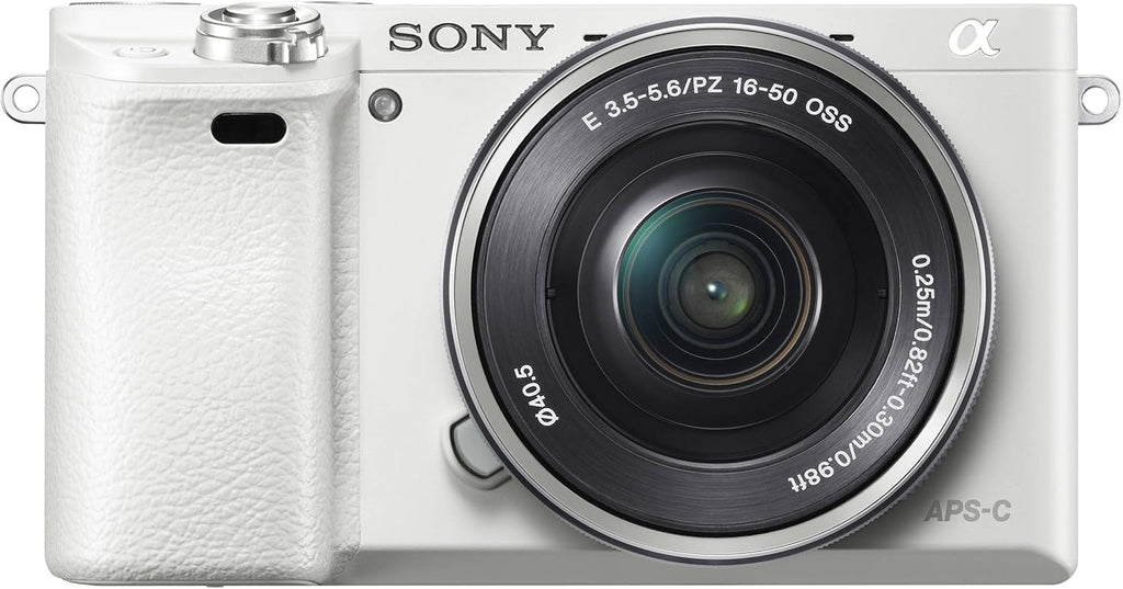 Sony Alpha a6000 Mirrorless Camera with 16-50mm Lens (Silver) with Bag, 64GB Memory Card, Card Reader, Plus Essential Accessories