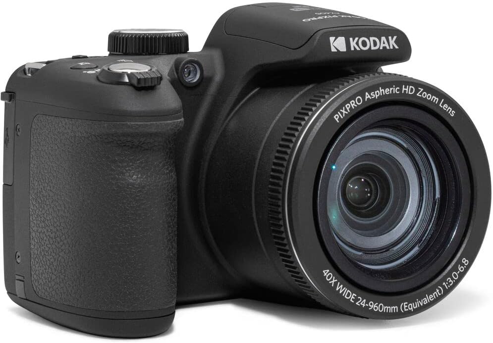 Kodak AZ405BK PIXPRO Astro Zoom 20MP Digital Camera 40X Optical Zoom 24mm Bundle with Lexar 32GB UHS-I SDHC Memory Card and Deco Gear Camera Bag, Lens Blower, Lens Pen, 12inch Tripod & More