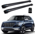 Lockable Roof Rack Cross Bars Compatible with Hyundai Venue 2022 2023 2024 2025 SEL Limited Luggage Cargo Carrier Anti-Theft Metal Roof Rack Cross Rails