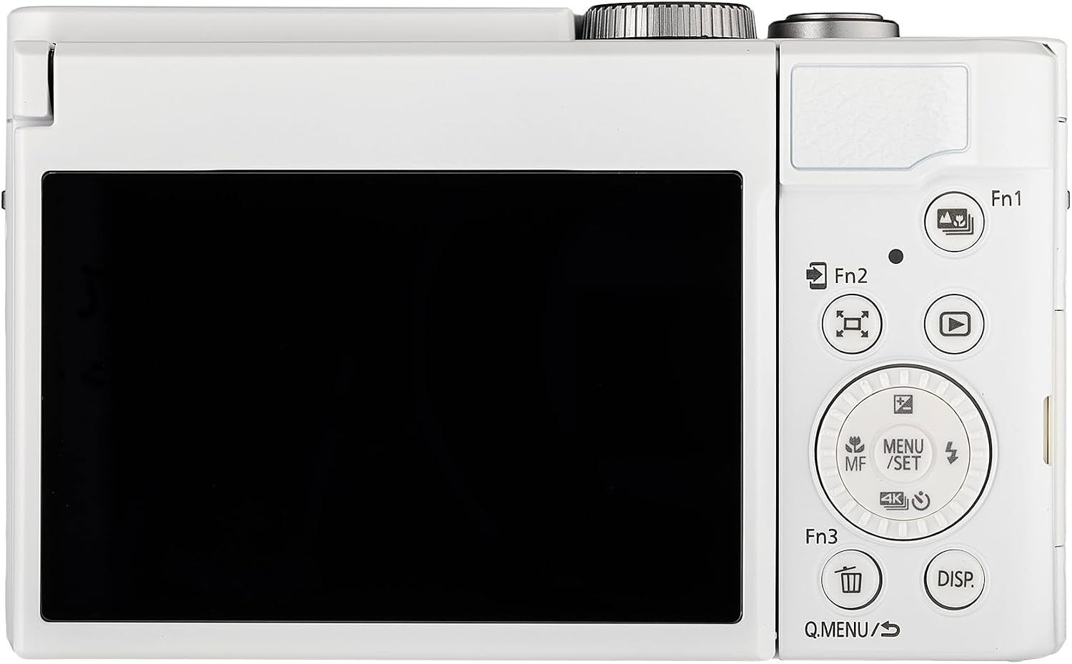 Panasonic TZ99 / ZS99 Point and Shoot Compact Travel Digital Camera (White) (DC-TZ99E-S) + Photo Software + 2 x 64GB Card + DMW-BLG10 Battery + Camera Bag + Flexible Tripod + USB-C Cable + More
