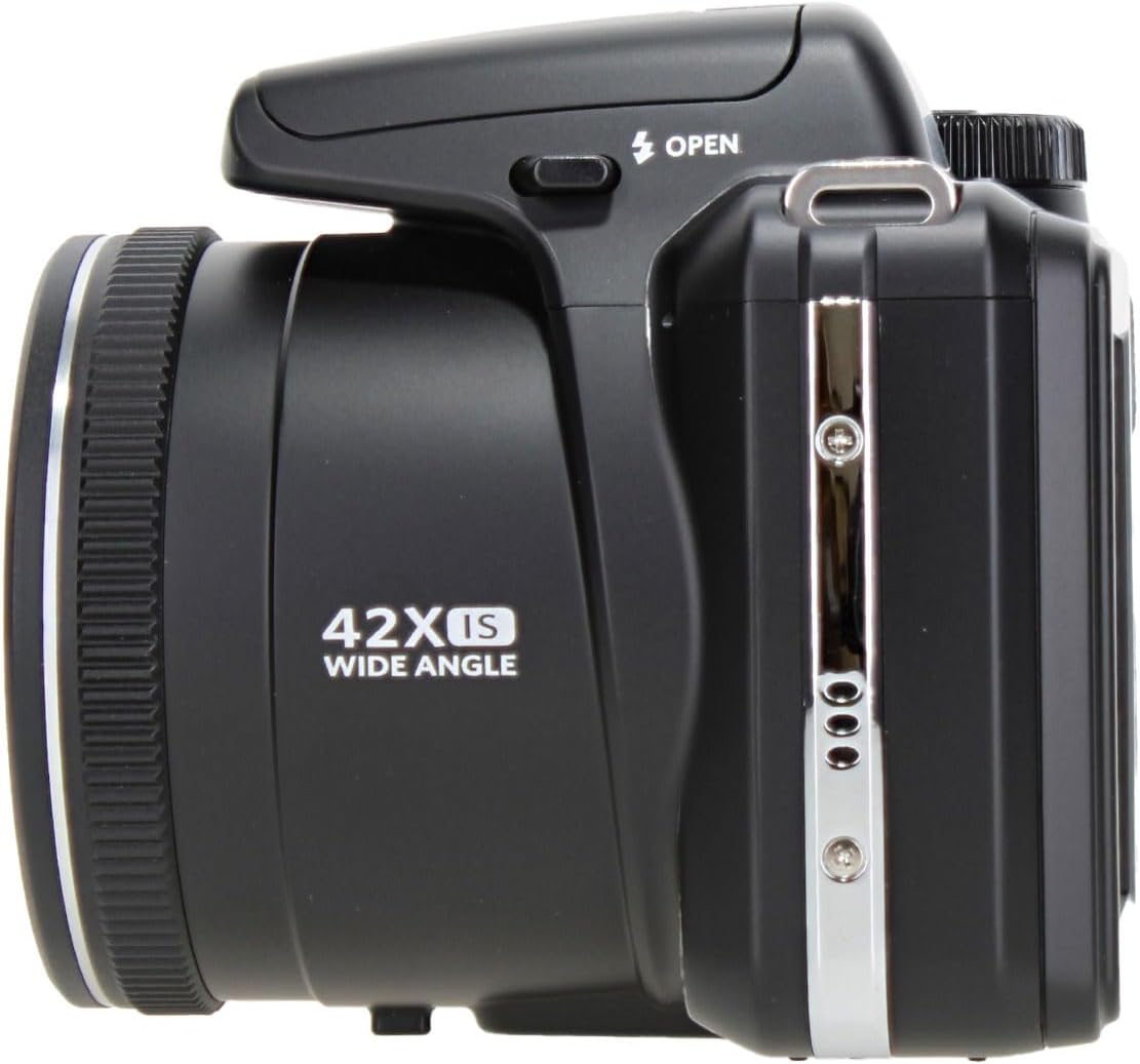 Kodak PIXPRO AZ425 20MP Vlogging Digital Camera (Black) 42X Optical Zoom, 24mm Wide Angle Lens Bundle with 64GB Memory Card + Vlogger Tripod + Bag + More Vlog Accessories