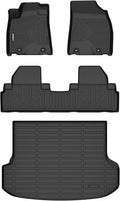 GINOWY-Floor Mats & Cargo Line for 2010-2015 RX, RX350 RX450h, All Weather Car Floor Mat RX350 RX450h Floor Liners, RX Cargo Mat, Rubber Mats Trunk Mat for Lexus RX