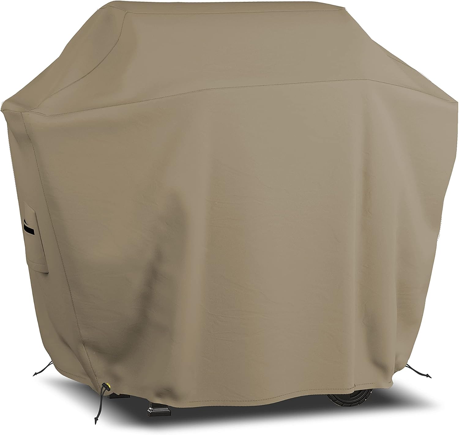 Covers & all BBQ Grill Cover, 12 Oz Waterproof UV & Weather Resistant, Outdoor Cover with Air Vents & Drawstrings (50' Inch, Beige)