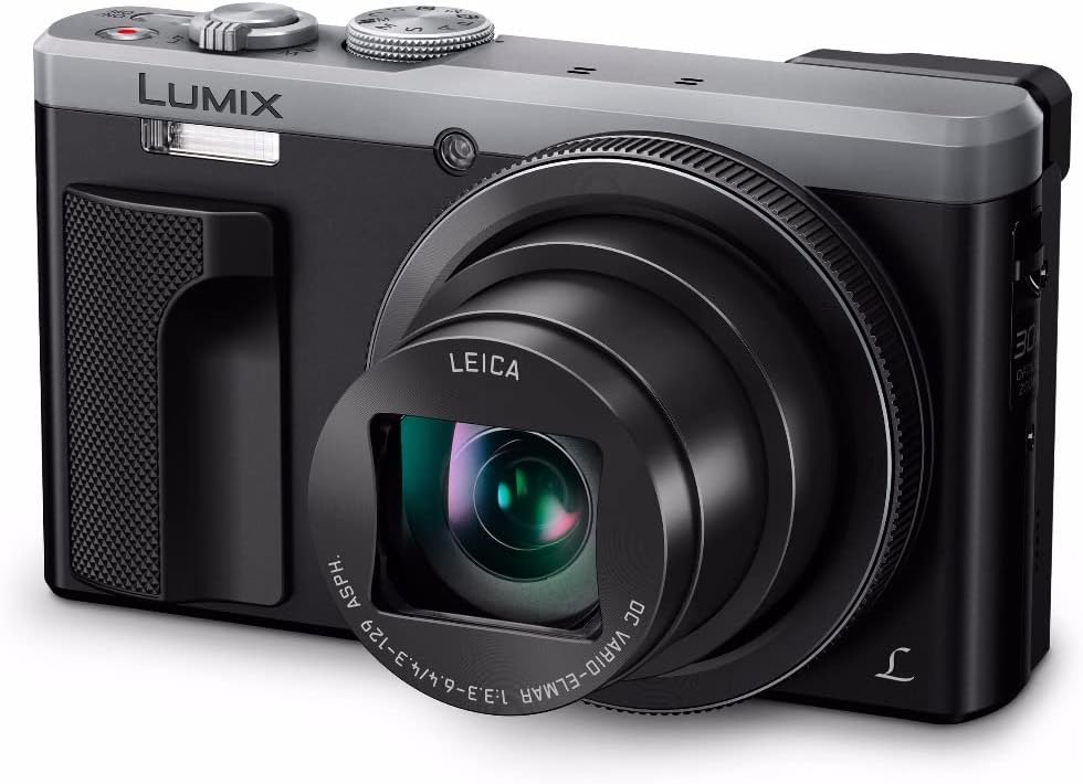 PANASONIC LUMIX 4K Point and Shoot Camera, 30X LEICA DC Vario-ELMAR Lens F3.3-6.4, 18 Megapixels, High Sensitivity Sensor, DMC-ZS60S (SILVER)