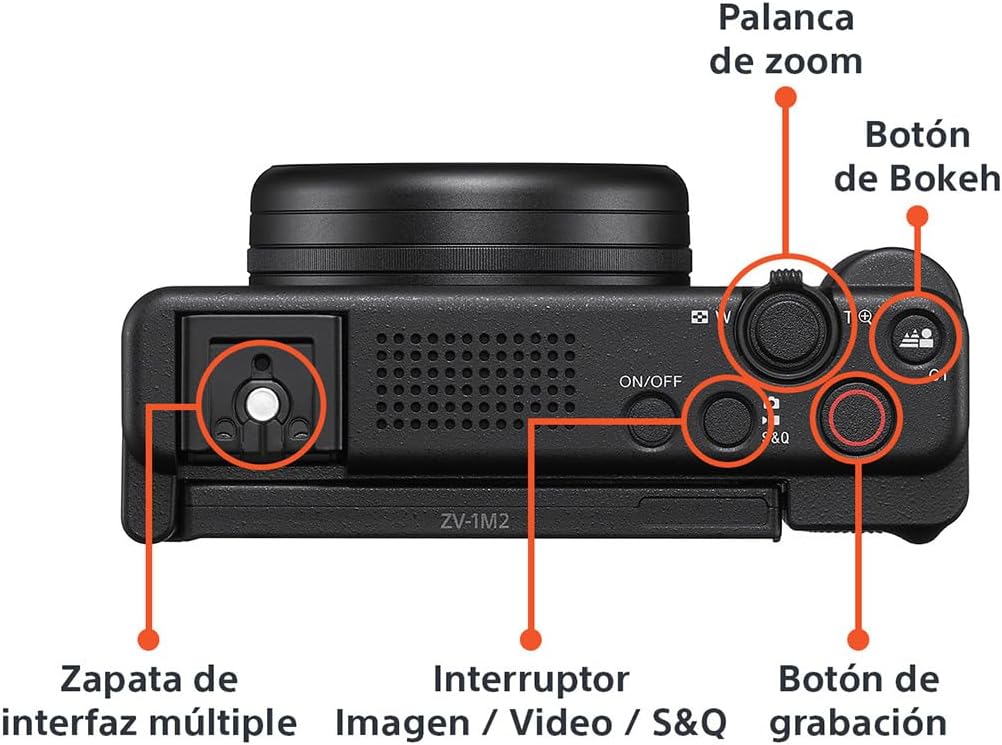 Sony ZV-1 II Vlog Camera for Content Creators and Vloggers - Black