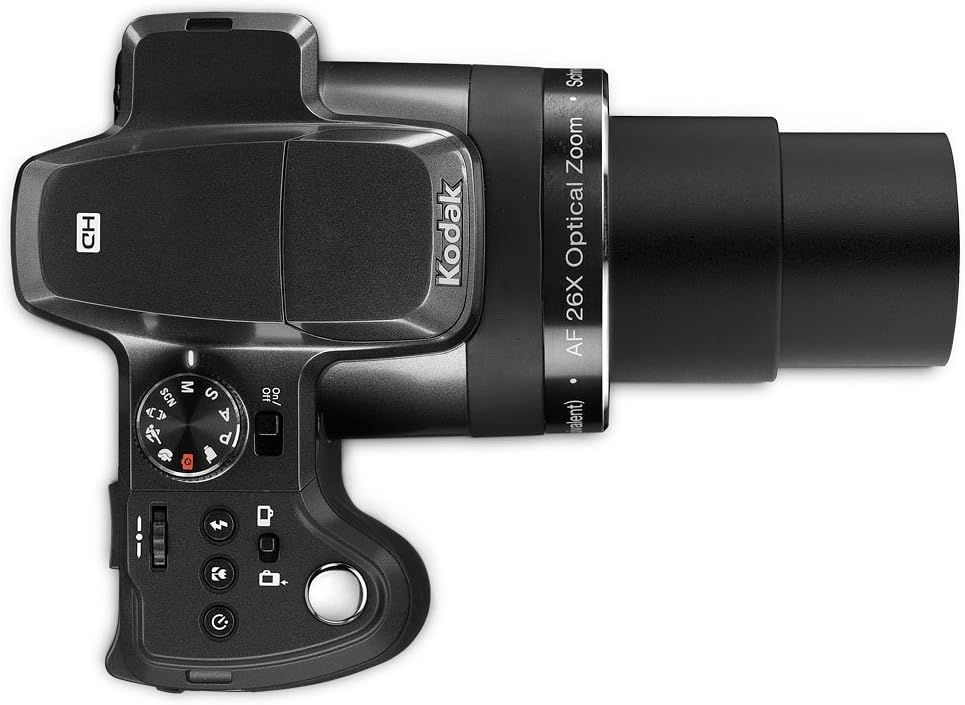Kodak EasyShare Z981 14MP 26x Optical/5x Digital Zoom HD Camera (Black) - One Touch Sharing!