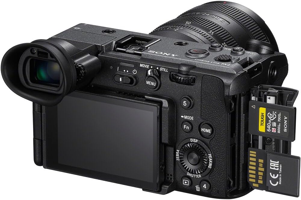 Sony FX2 Digital Cinema Camera with Extra Battery, 64GB SD Card & More Additional Accessories