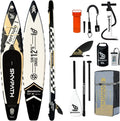 Inflatable Stand Up Paddle Board,10'6''*32''/11'*34'' Ultra-Light SUP Board,Blow Up Paddle Board, Wide Stable Family Board for Youth & Adults of All Skill Levels with Full Set of SUP Board Accessories