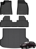ANBINGO® Floor Mats & Cargo Liner Custom for Lexus RX / RX350 / RX450h 2010-2015 All Weather Protection TPE Heavy Duty Non-Slip Automotive RX Mats Fits Full Set RX350 Accessories, Black
