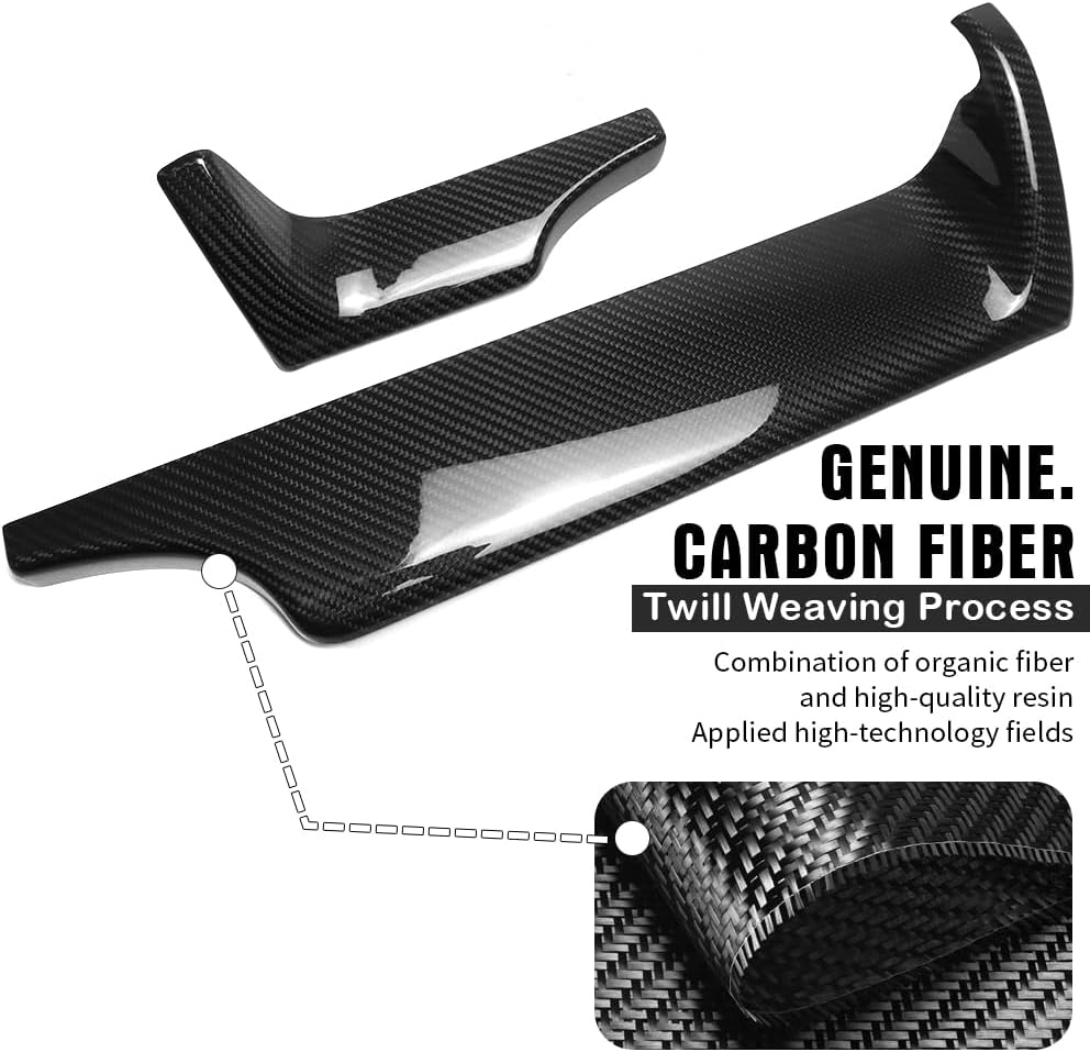 Genuine Carbon Fiber Center Consoles Dashboard Trin for Hyundai Ioniq 5 N Line N NE Limited XRT SEL Long Range 2022 2023 2024 2025 (Glossy Carbon)