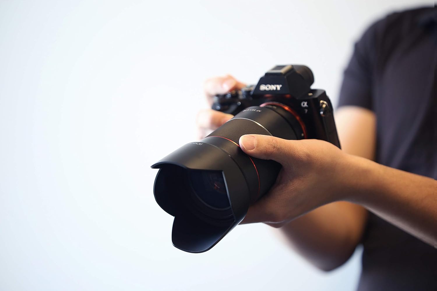 Rokinon AF 35mm f/1.4 Auto Focus Wide Angle Full Frame Lens for Sony FE Mount, Black (IO3514-E)