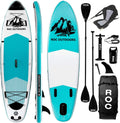 Roc Inflatable Stand Up Paddle Board with Premium SUP Paddle Board Accessories, Wide Stable Design, Non-Slip Comfort Deck for Youth & Adults