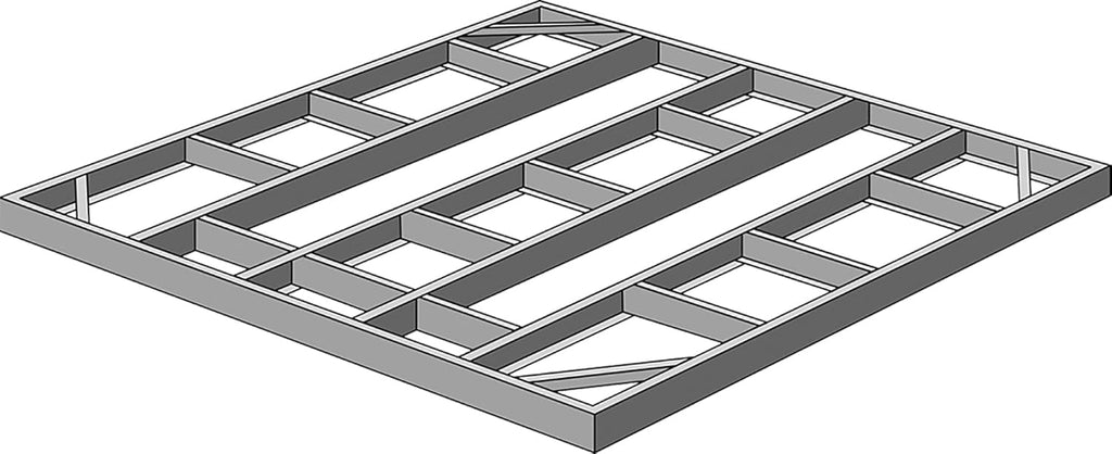 Arrow FDN1014 Storage Shed Base Kit for 10'x12', 10'x13' & 10'x14' Arrow sheds
