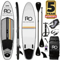 Roc Inflatable Stand Up Paddle Board 10' 6' with Premium SUP Paddle Board Accessories, Wide Stable Design, Non-Slip Comfort Deck for Youth & Adults