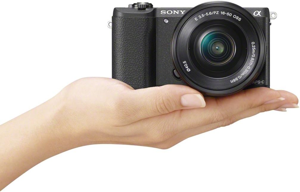 Sony a5100 16-50mm Mirrorless Digital Camera with 3-Inch Flip Up LCD (Black) (Renewed)