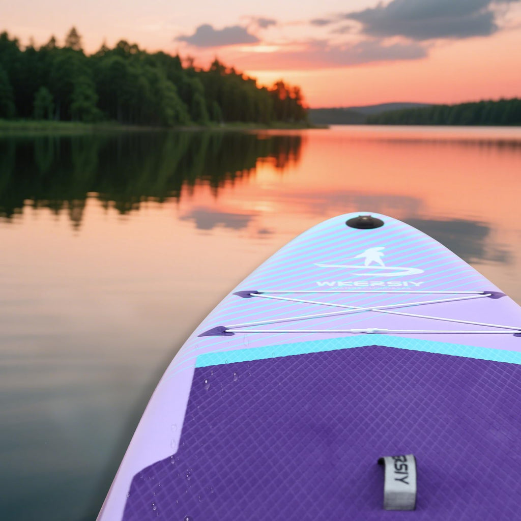 11'32'6 Premium Inflatable Stand Up Paddle Boards with Durable SUP Paddle Board Accessories Wide Stable Design Includes Backpack Required Parts Non-Slip Comfort Deck for Youth & Adults
