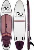 Roc Inflatable Stand Up Paddle Board with Premium SUP Paddle Board Accessories, Wide Stable Design, Non-Slip Comfort Deck for Youth & Adults