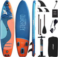 Quashley Inflatable Stand Up Paddle Board,Inflatable Paddleboards 32/34 Inch Wide,All Around SUP for Beginners with Lightweight Paddle,Hand Pump,Backpack,Leash,Durable & Portable iSUP Board