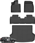 Wayhigh® All Weather Floor Mats and Cargo Mat Set Fit for Lexus RX 2016-2022 RX350 / RX450h (Not for RXL) TPE Car Mats Waterproof Heavy Duty Floor Liners for Lexus RX Accessories