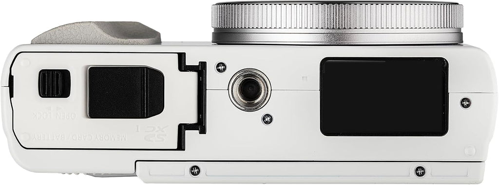 Panasonic TZ99 / ZS99 Point and Shoot Compact Travel Digital Camera (White) (DC-TZ99E-S) + Photo Software + 2 x 64GB Card + DMW-BLG10 Battery + Camera Bag + Flexible Tripod + USB-C Cable + More