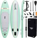YOTTOY Inflatable Stand Up Paddle Board,Stable Lightweight 10'5' SUP with Non-Slip EVA Deck, Premium Paddleboard Accessories, Three-Fin System & Carry Bag,All-Around Inflatable SUP