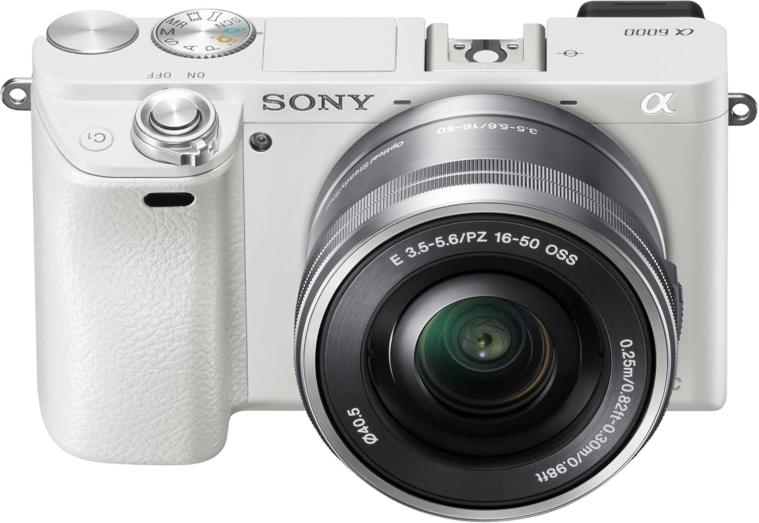 Sony Alpha a6000 Mirrorless Camera with 16-50mm Lens (Silver) with Bag, 64GB Memory Card, Card Reader, Plus Essential Accessories