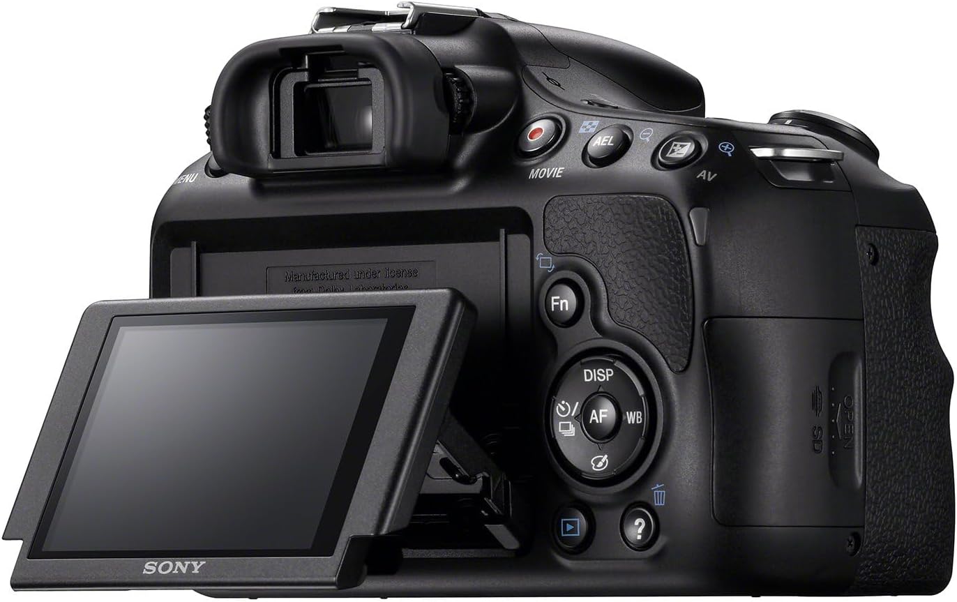 Sony SLT-A58K Digital SLR Kit with 18-55mm Zoom Lens, 20.1MP SLR Camera with 3-Inch LCD Screen (Black)